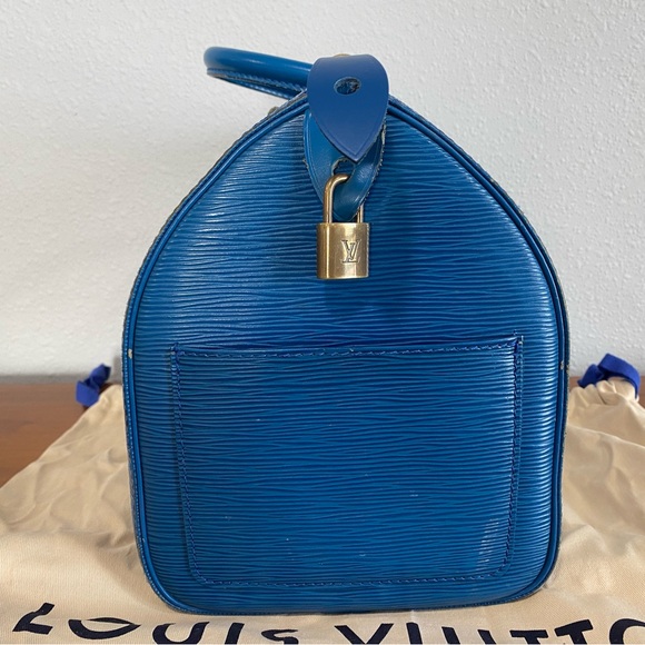 Louis Vuitton EPI Speedy 30 Toledo Blue - Picture 5 of 16